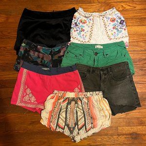 7 Shorts Free People Flying Tomato Uniqlo Mink Pink Velvet Corduroy Embroidery